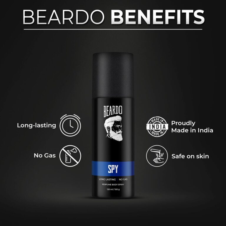 Beardo Spy Perfume Body Spray (120ml) - Beardo