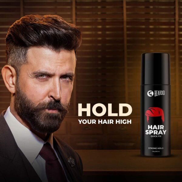 Beardo Strong Hold Hair Spray (192ml) - Beardo