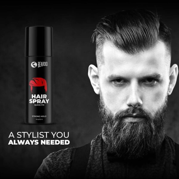 Beardo Strong Hold Hair Spray (192ml) - Beardo