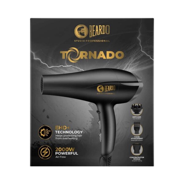 Beardo Studio Professional Tornado Hair Dryer 2000 W for Men & Origin Eau De Parfum Combo - Beardo