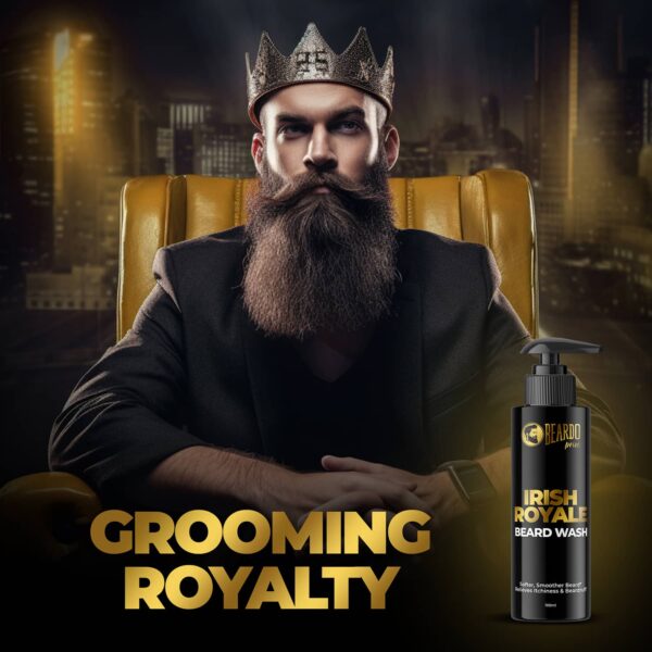 Beardo The Irish Royale Beard Wash Gel (100ml) - Beardo