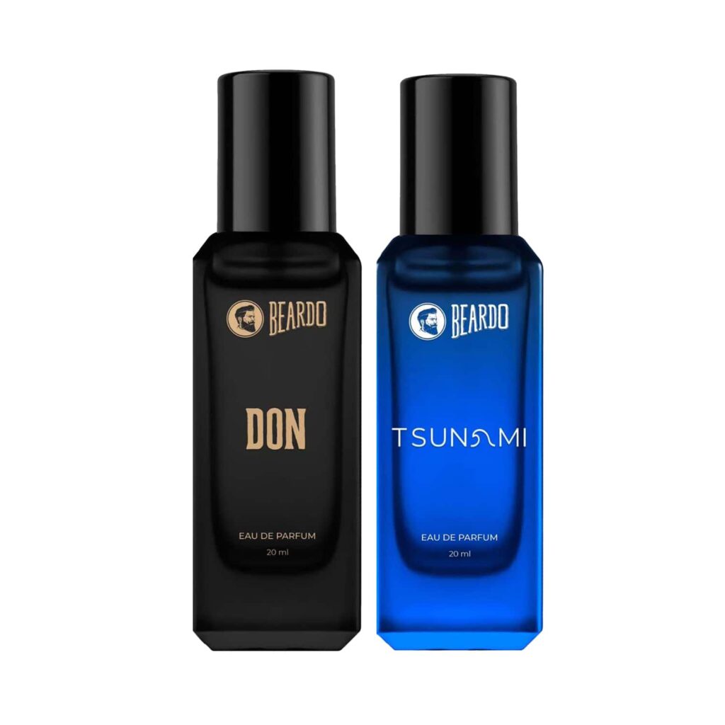 Beardo Tsunami Perfume & Don Perfume for Men, Strong Long Lasting Mens Ideal Gift Combo - Beardo