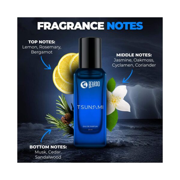 Beardo Tsunami Perfume & Don Perfume for Men, Strong Long Lasting Mens Ideal Gift Combo - Beardo