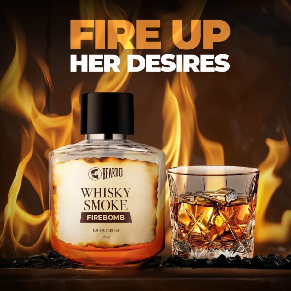 Beardo Whisky Smoke Firebomb Perfume Edp (100ml) - Beardo