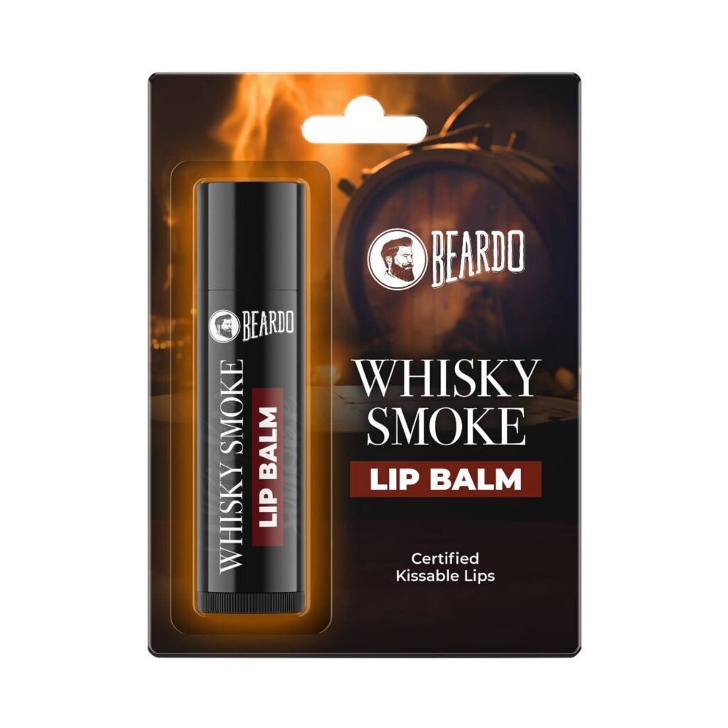 Beardo Whisky Smoke Lip Balm For Men (4g) - Beardo