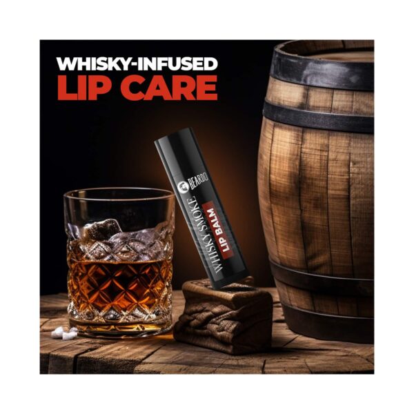 Beardo Whisky Smoke Lip Balm For Men (4g) - Beardo