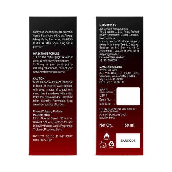 Beardo Whisky Smoke & Mafia Eau De Parfum Combo (2pcs) - Beardo