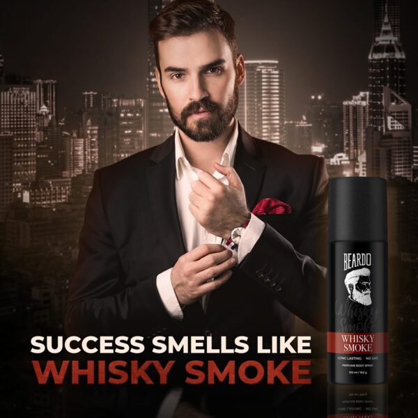 Beardo Whisky Smoke Perfume Body Spray (120ml) - Beardo