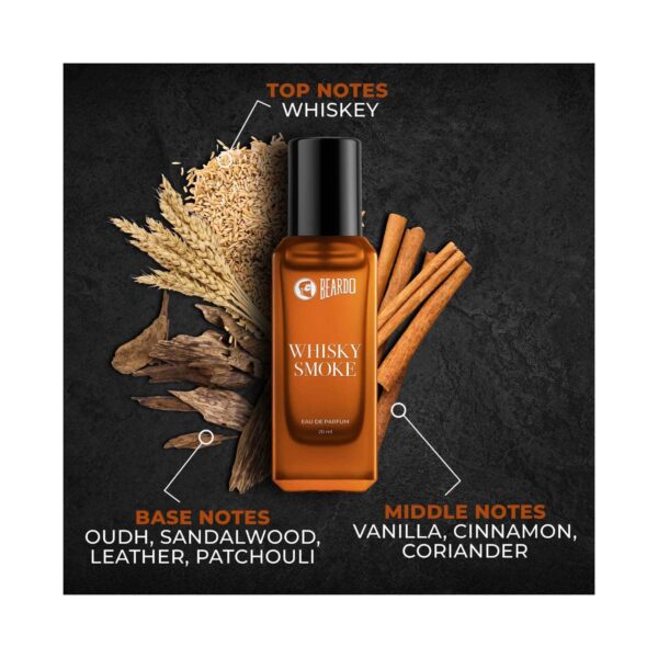 Beardo Whisky Smoke Perfume & Don Perfume for Men, Strong Long Lasting Mens Perfume Gift Combo - Beardo