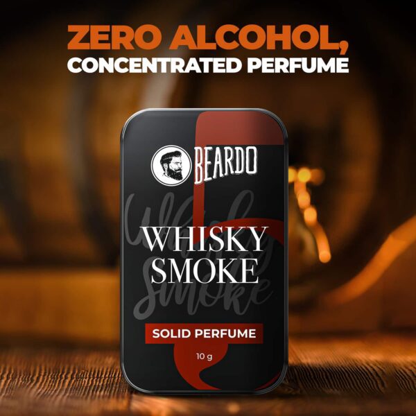 Beardo Whisky Smoke Solid Perfume (10 ml) - Beardo