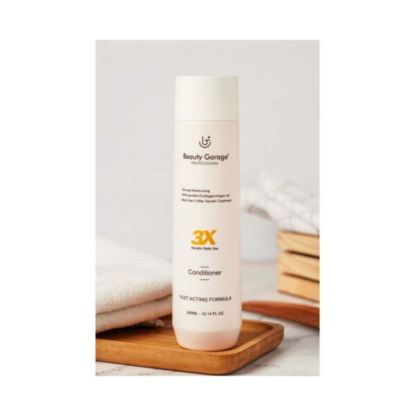 Beauty Garage 3X Keratin Daily Use Conditioner (300 ml) - Beauty Garage