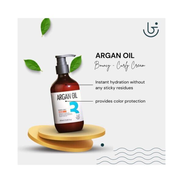Beauty Garage Argan Oil Bouncy-Curly Cream (250 ml) - Beauty Garage