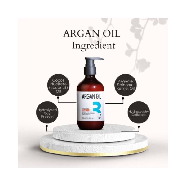 Beauty Garage Argan Oil Bouncy-Curly Cream (250 ml) - Beauty Garage