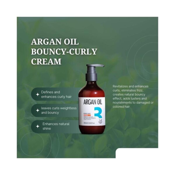 Beauty Garage Argan Oil Bouncy-Curly Cream (250 ml) - Beauty Garage
