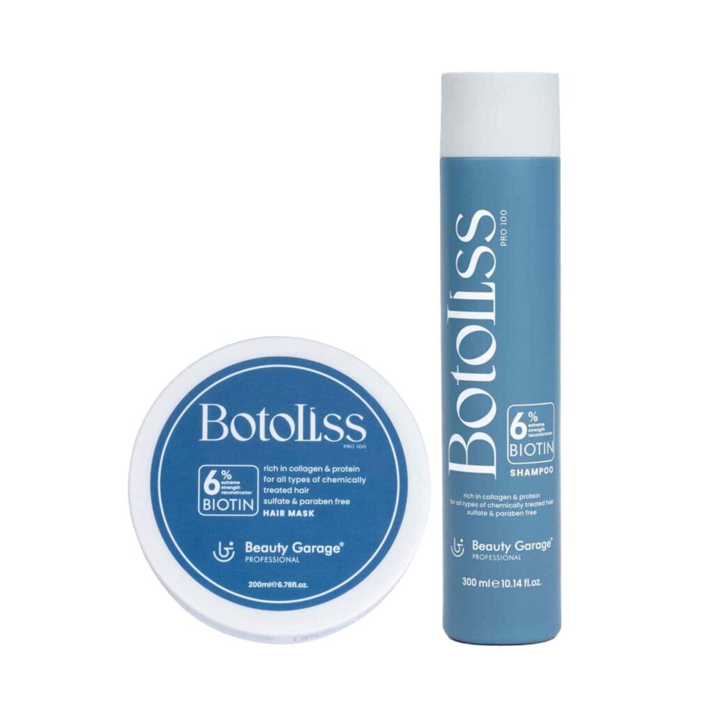 Beauty Garage Botoliss Biotin Shampoo (300 ml) & Mask (200 ml) Combo - Beauty Garage