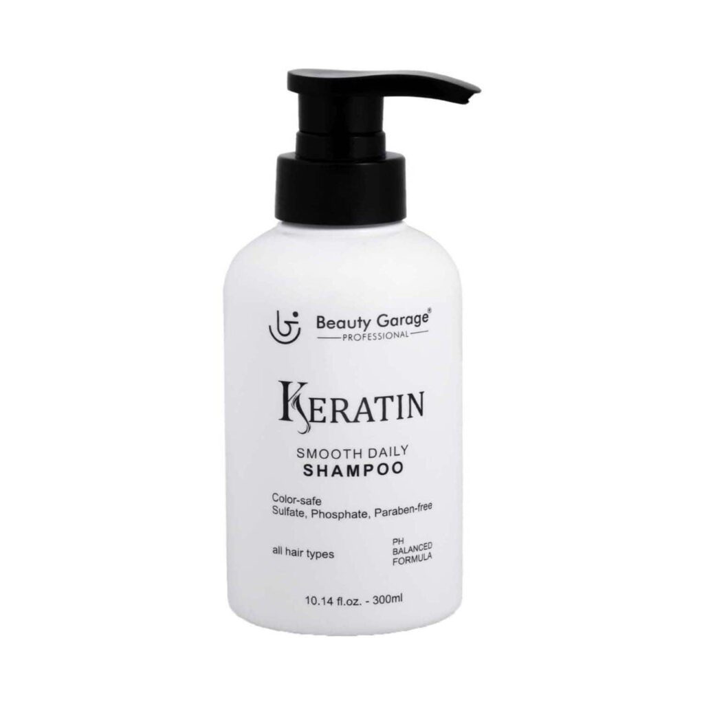 Beauty Garage Keratin Smooth Daily Shampoo (300 ml) - Beauty Garage
