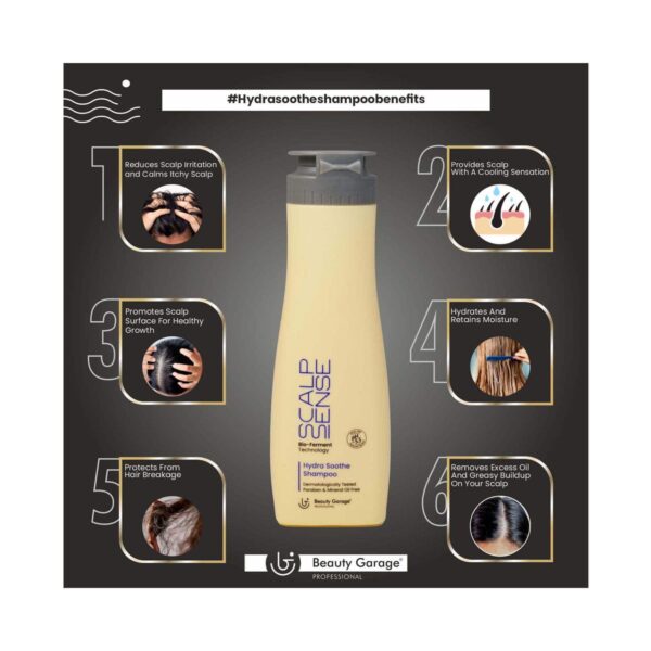 Beauty Garage Scalp Sense Hydra Soothe for Dry Scalp Shampoo (200 ml) - Beauty Garage