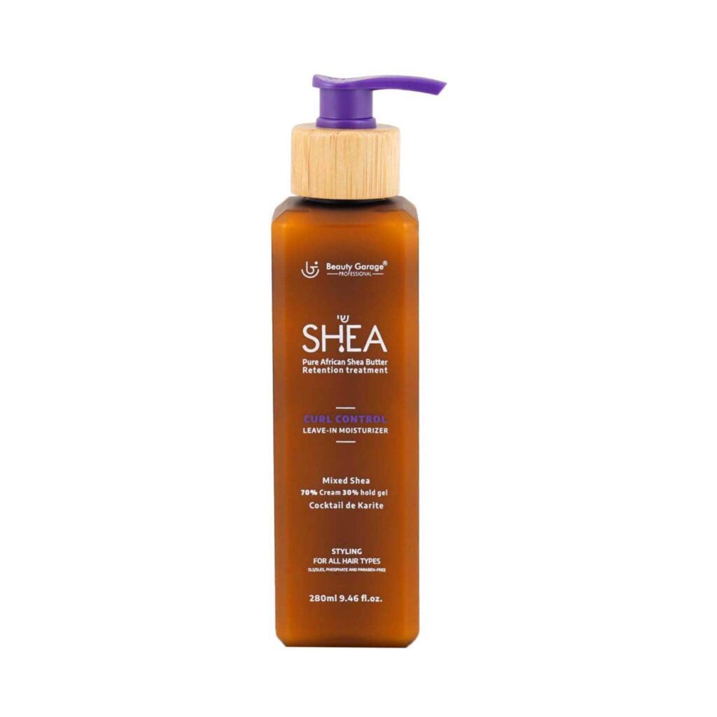 Beauty Garage Shea Curl Control Leave In Moisturizer 70% Cream 30% Hold Gel (280 ml) - Beauty Garage
