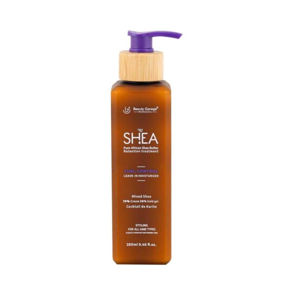 Beauty Garage Shea Curl Control Leave In Moisturizer 70% Cream 30% Hold Gel (280 ml) - Beauty Garage