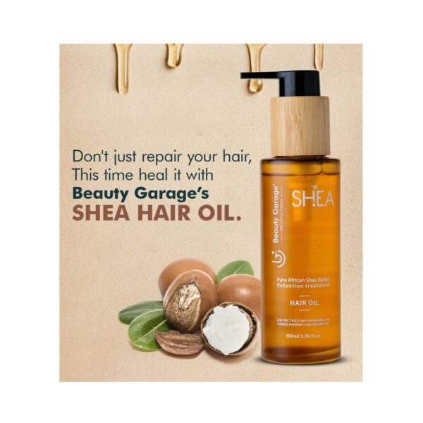 Beauty Garage Shea Retention Hair Oil (100 ml) - Beauty Garage