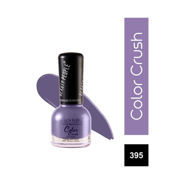 Beauty People Color Crush Nail Polish - 395 Pastel Purple (12ml) - Beauty People