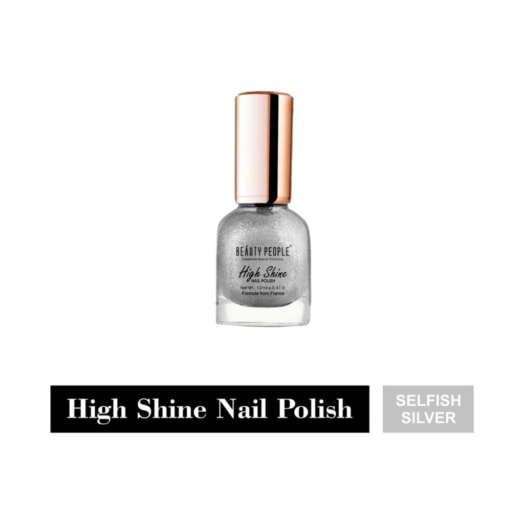 Beauty People High Shine Nail Polish - 1031 Selfish Silver (12ml) - Beauty People