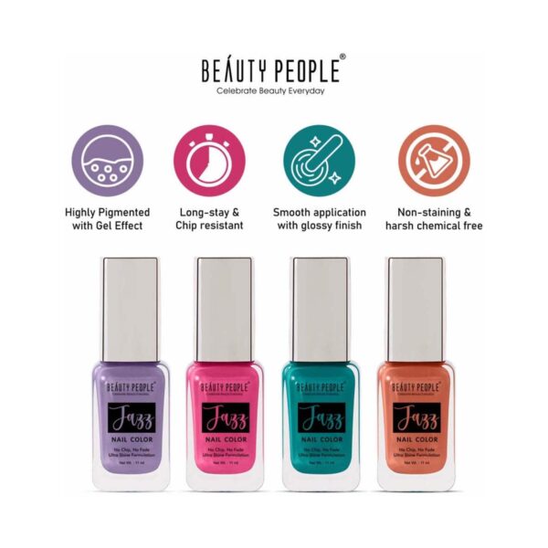 Beauty People Jazz Nail Color - 1059 Sea Shine (11ml) - Beauty People