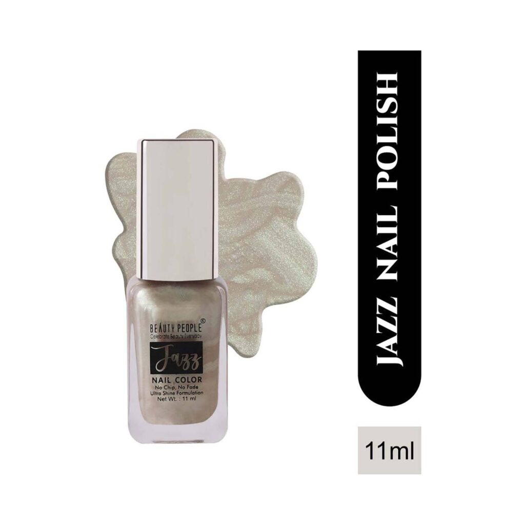 Beauty People Jazz Nail Color - 15 Shiny White (11ml) - Beauty People