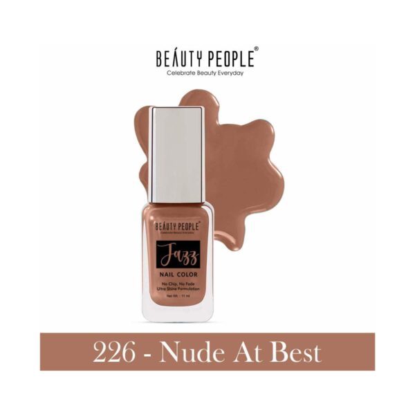 Beauty People Jazz Nail Color - 226 Nude At Best (11ml) - Beauty People