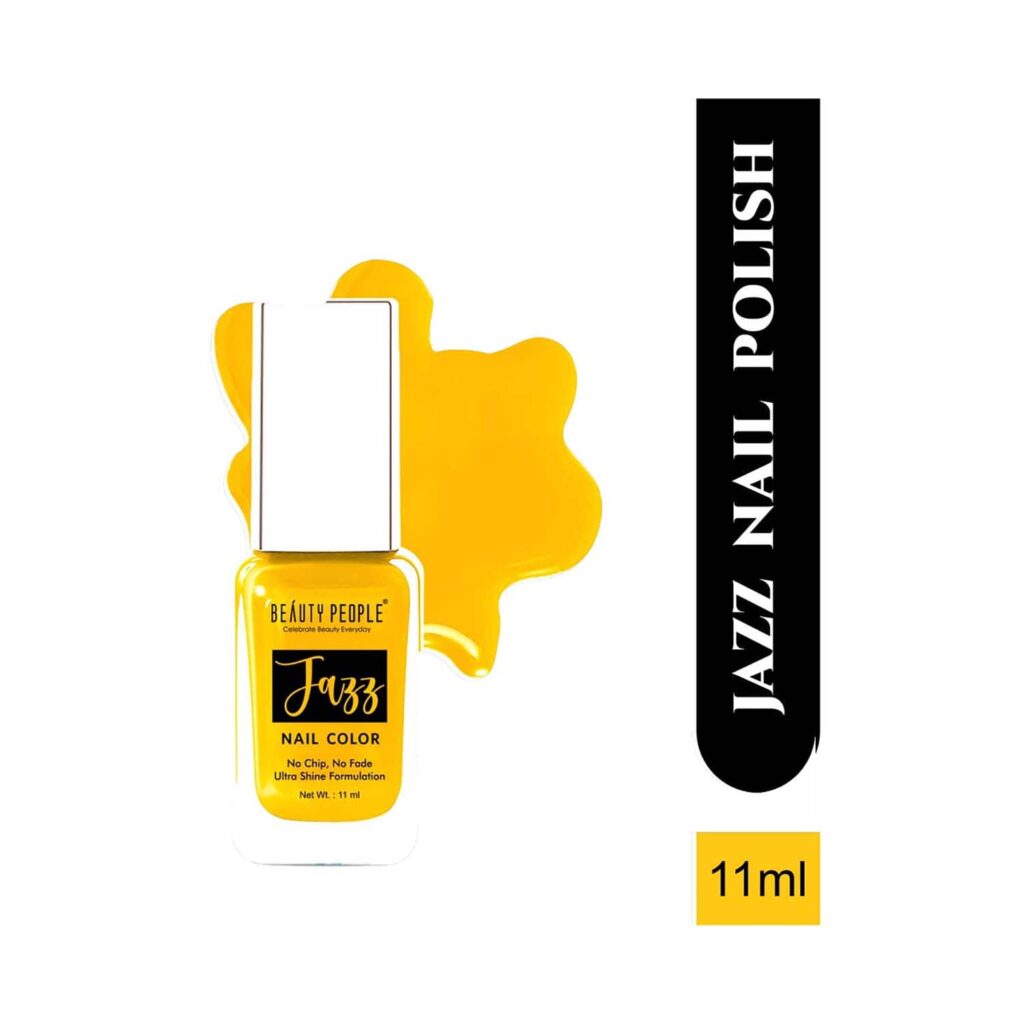 Beauty People Jazz Nail Color - 358 Happy Yellow (11ml) - Beauty People