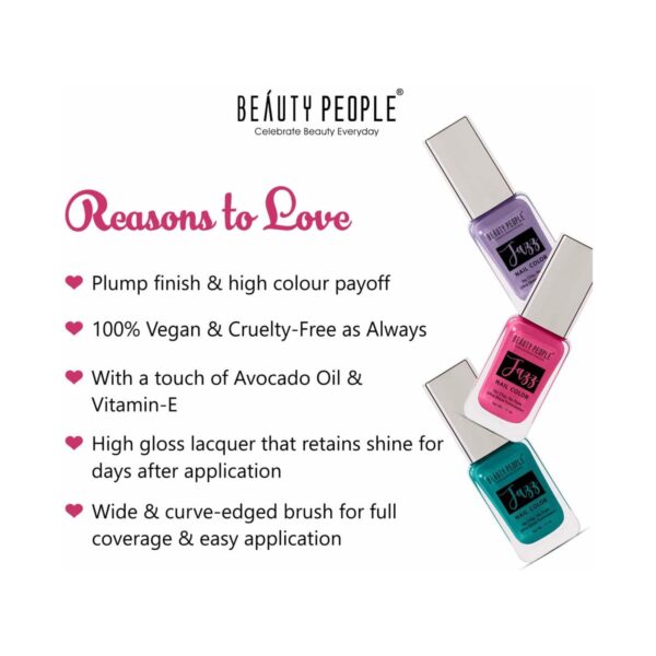 Beauty People Jazz Nail Color - 358 Happy Yellow (11ml) - Beauty People