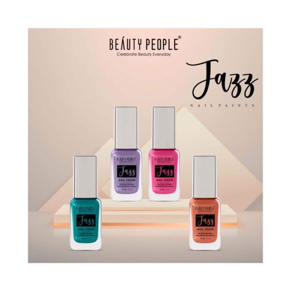 Beauty People Jazz Nail Color - 358 Happy Yellow (11ml) - Beauty People