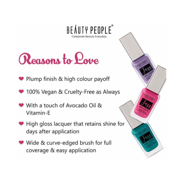 Beauty People Jazz Nail Color - 395 Sweet Lavender (11ml) - Beauty People