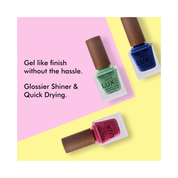 Beauty People Luxe Nail Polish with Vitamin E - 1068 Marvelous Mint (12ml) - Beauty People