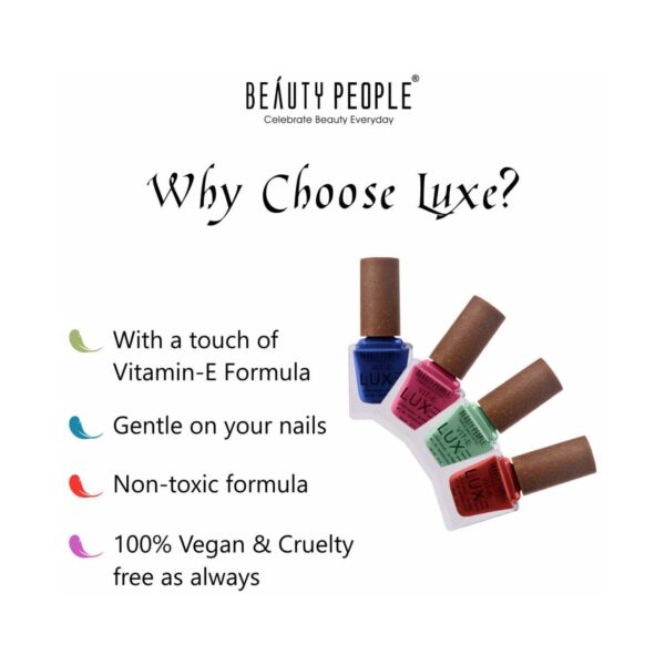 Beauty People Luxe Nail Polish with Vitamin E - 1070 Cappuccino (12ml) - Beauty People