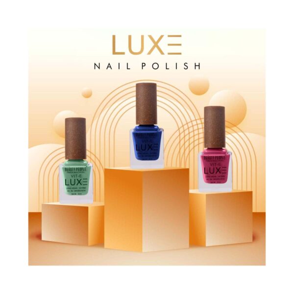Beauty People Luxe Nail Polish with Vitamin E - 114 Viral Red (12ml) - Beauty People