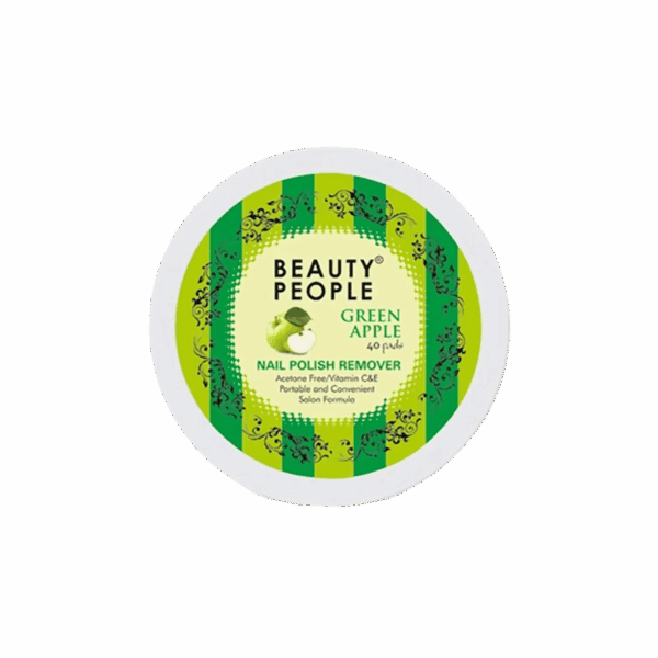 Beauty People Pad Nail Polish Removergreen Apple - (1Pc) - Beauty People
