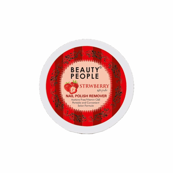 Beauty People Pad Nail Polish Removerstrawberry (1Pc) - Beauty People