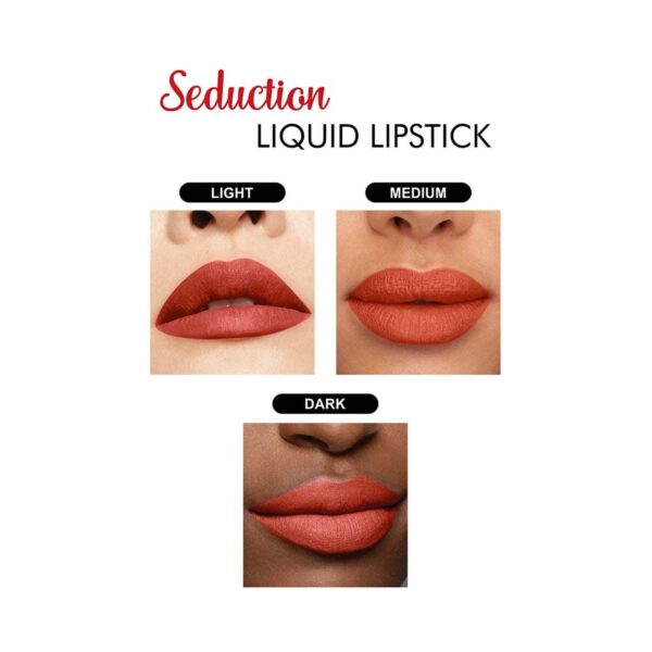 Beauty People Seduction Liquid Lipstick with Vitamin E & Rose Oil - 23 Sexy (4ml) - Beauty People