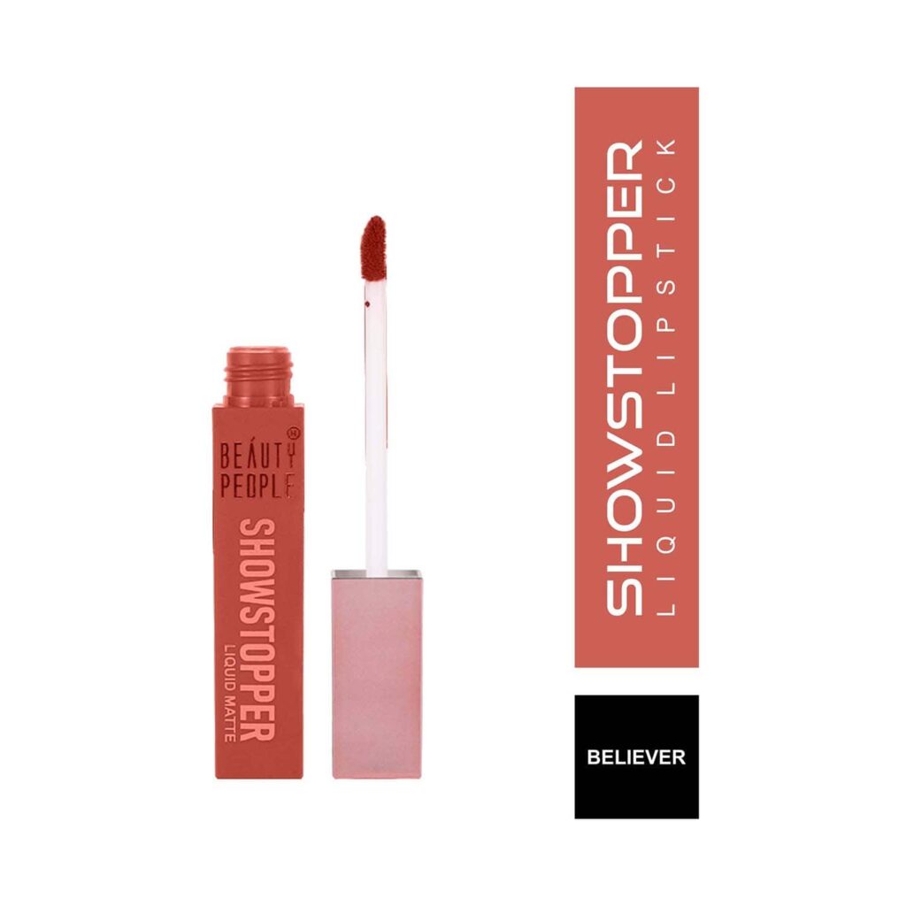 Beauty People Showstopper Liquid Lip Color with SPF 15 & Vitamin E - 08 Believer (4ml) - Beauty People