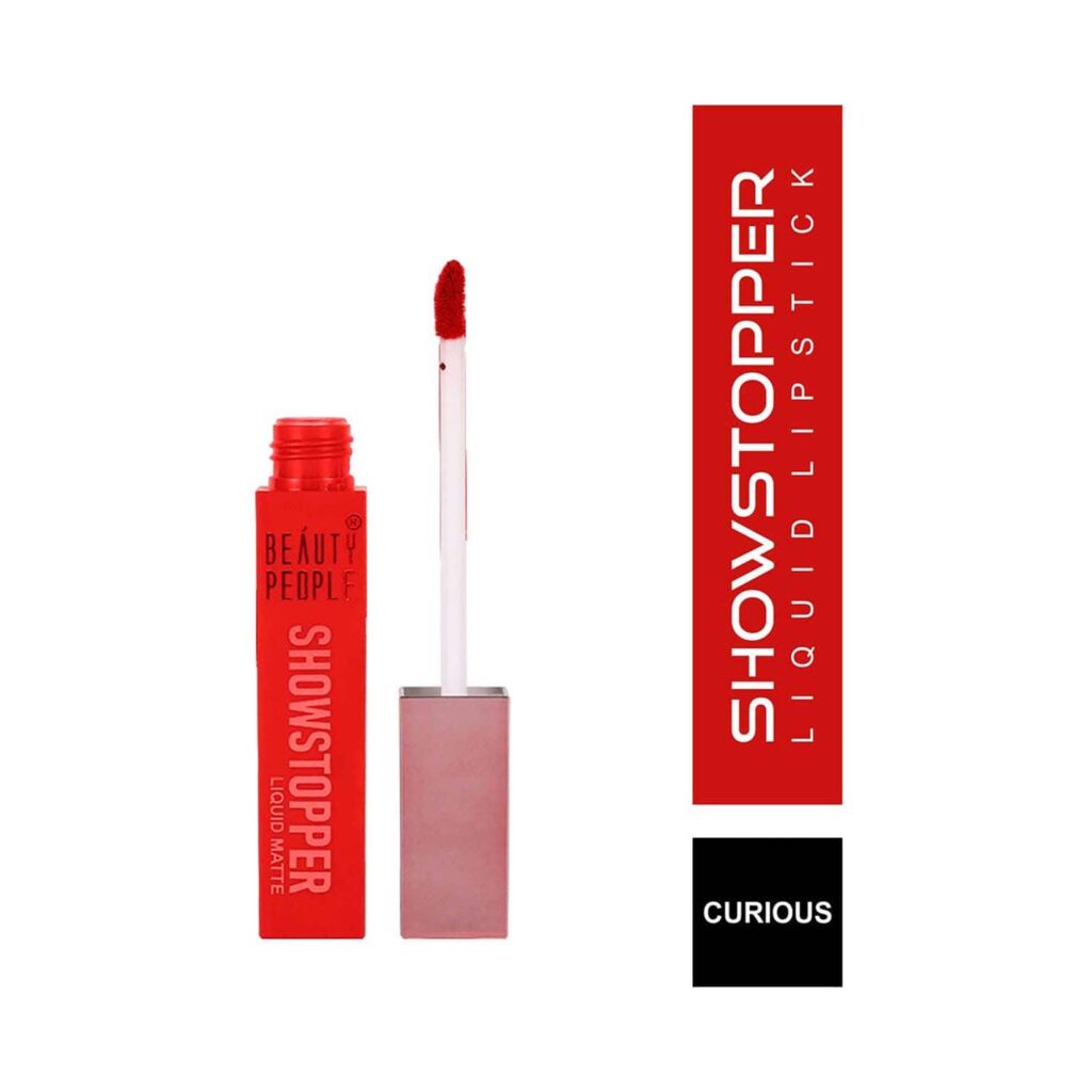 Beauty People Showstopper Liquid Lip Color with SPF 15 & Vitamin E - 15 Curious (4ml) - Beauty People