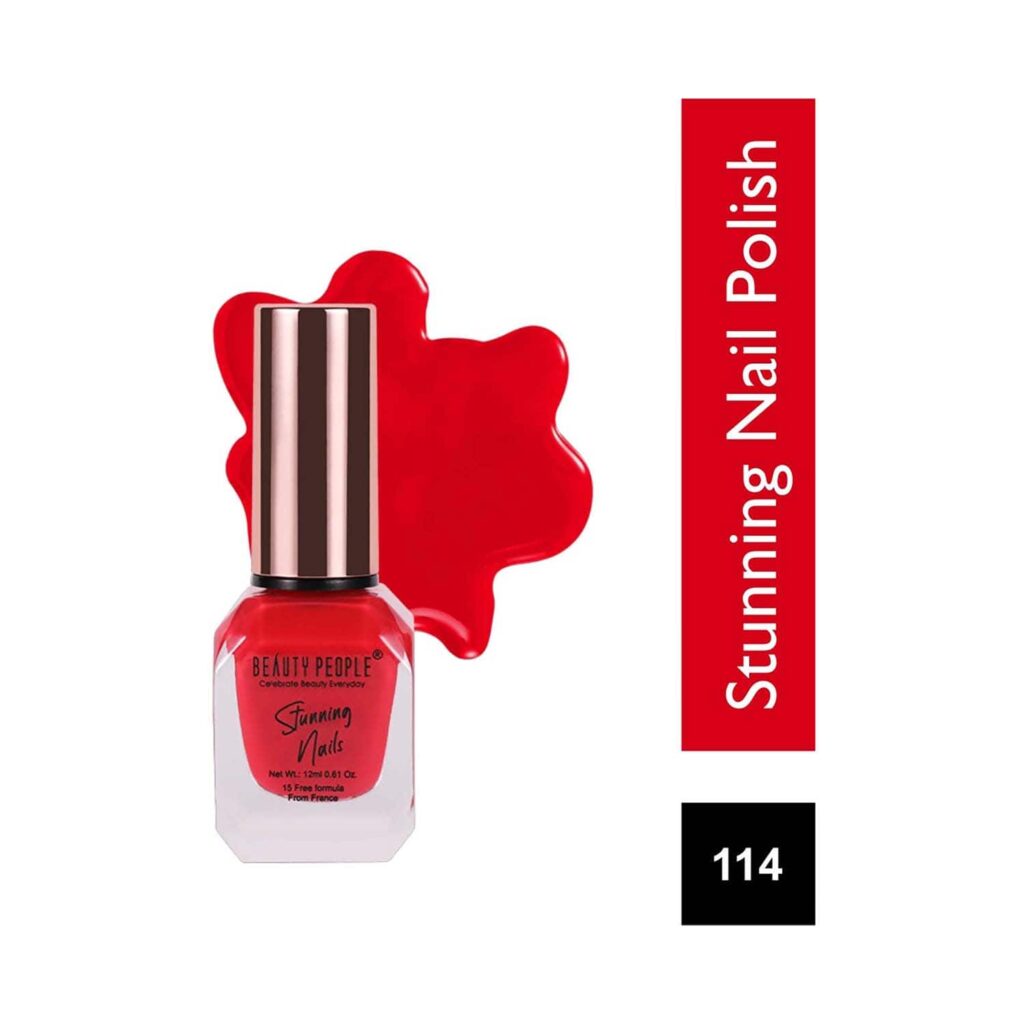 Beauty People Stunning Nail Polish - 114 Sexy Red (12ml) - Beauty People