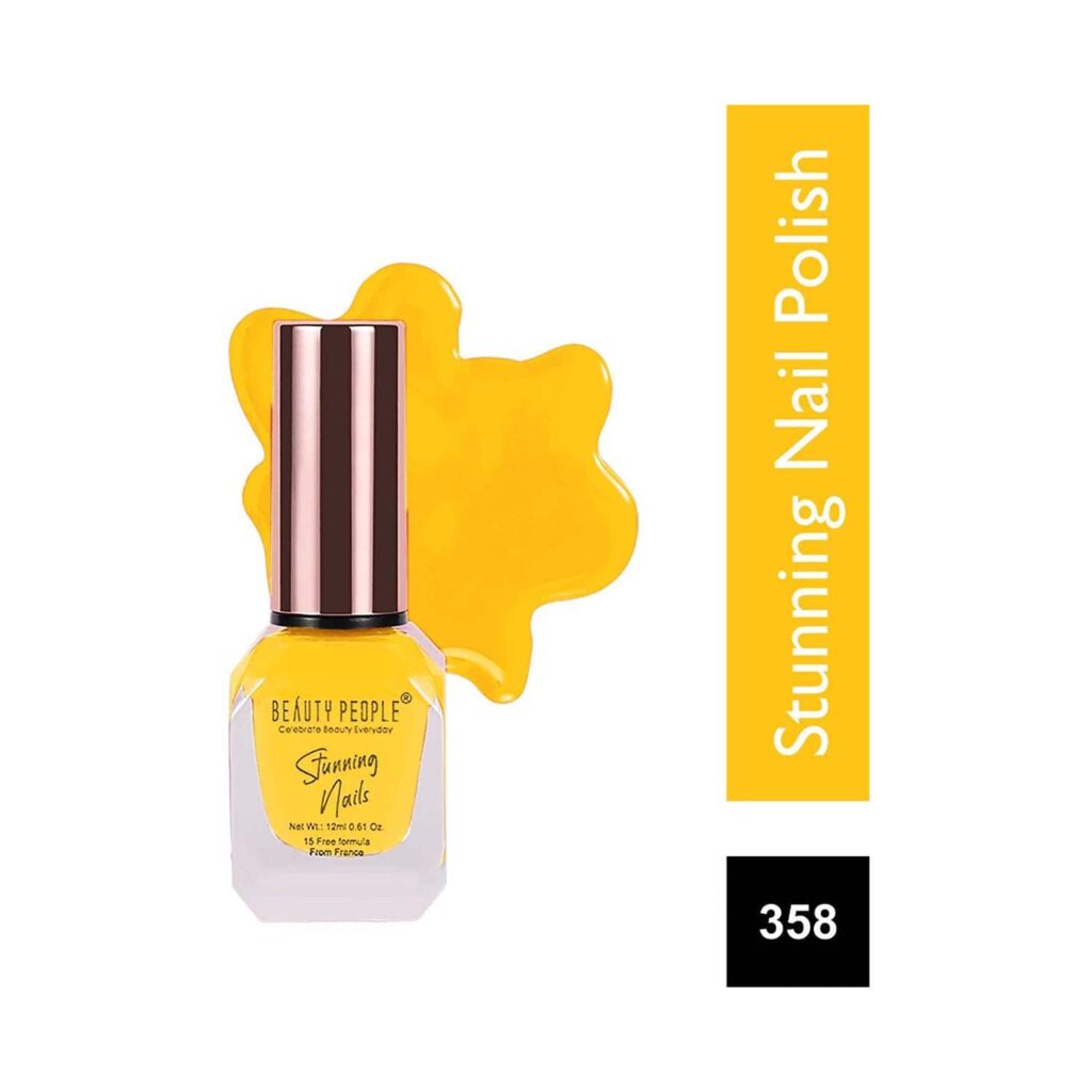 Beauty People Stunning Nail Polish - 358 Dirty Yellow (12ml) - Beauty People