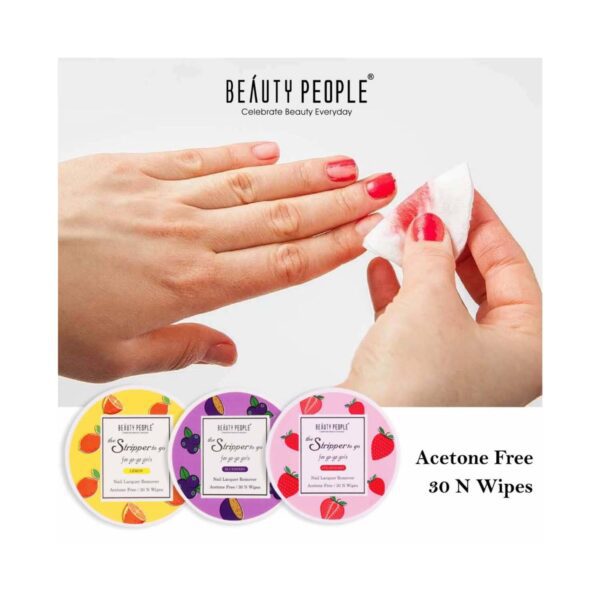 Beauty People The Stripper To The Go Nail Polish Remover Travel Pads - Blueberry (30Pcs) - Beauty People