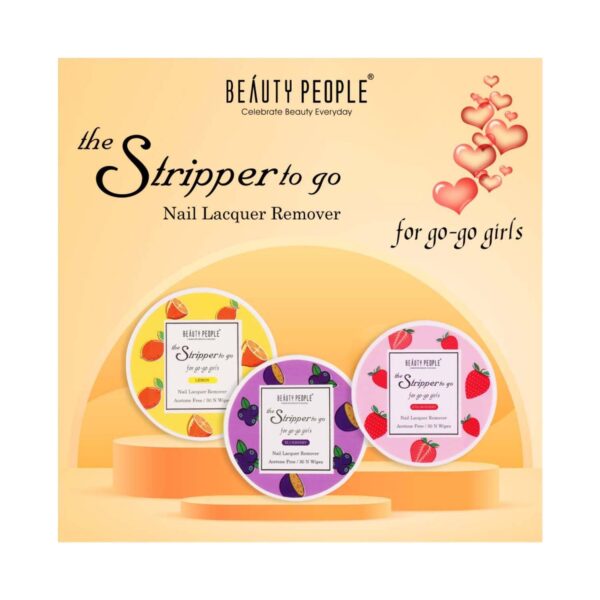 Beauty People The Stripper To The Go Nail Polish Remover Travel Pads - Blueberry (30Pcs) - Beauty People