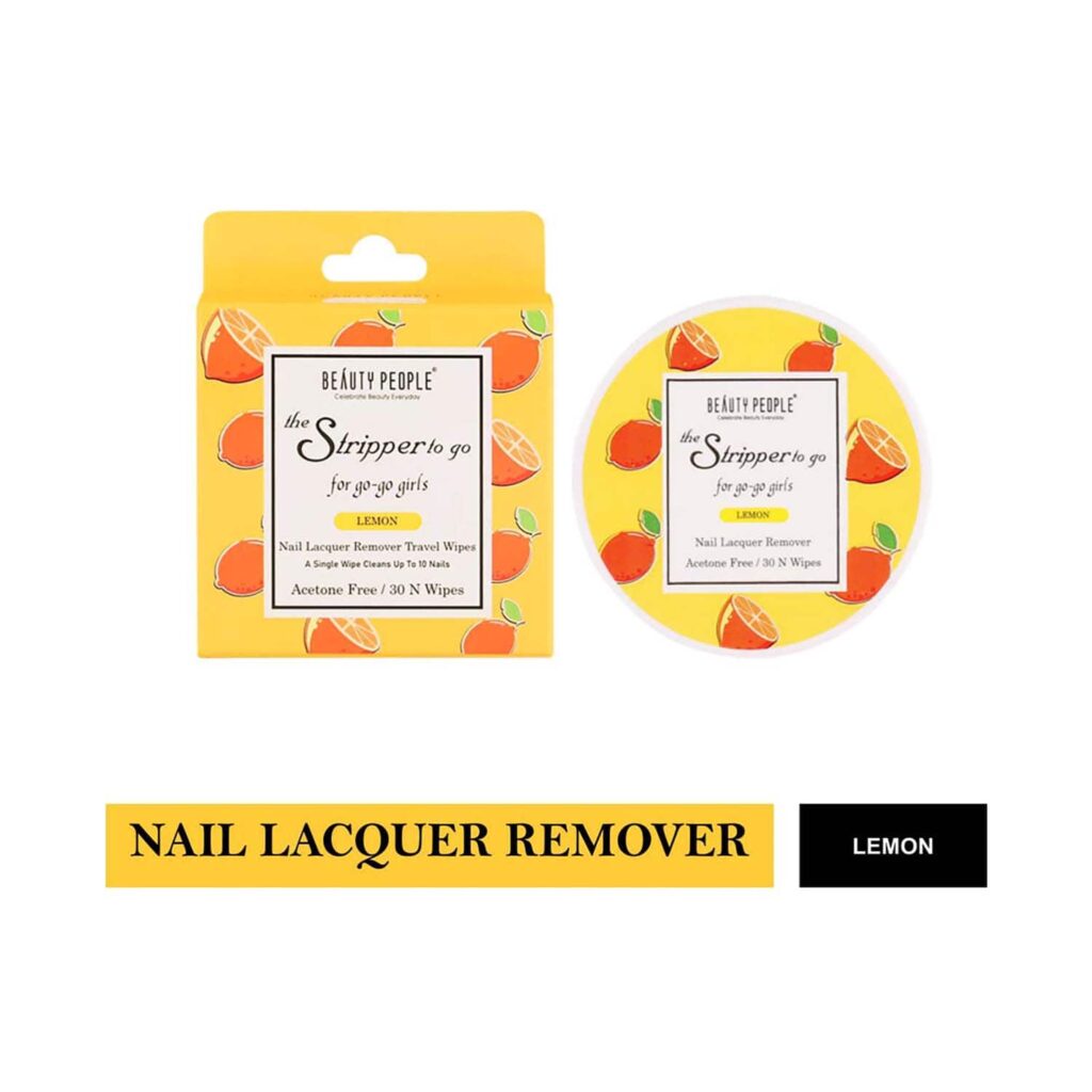 Beauty People The Stripper To The Go Nail Polish Remover Travel Pads - Lemon (30Pcs) - Beauty People