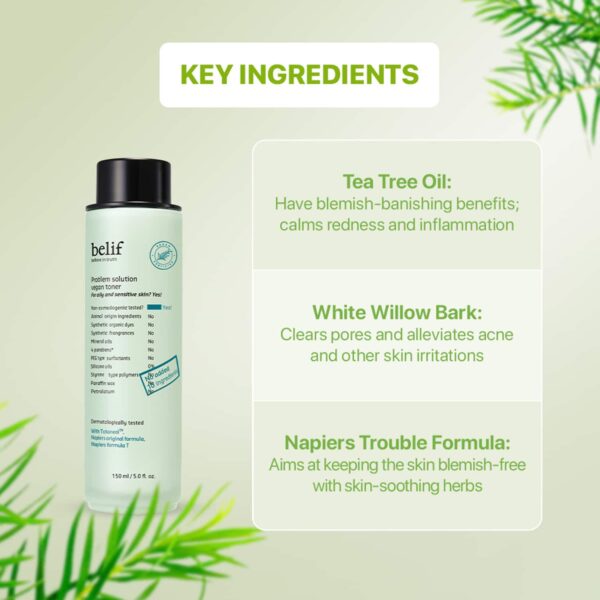 Belif Problem Solution Vegan Toner (150 ml) - Belif