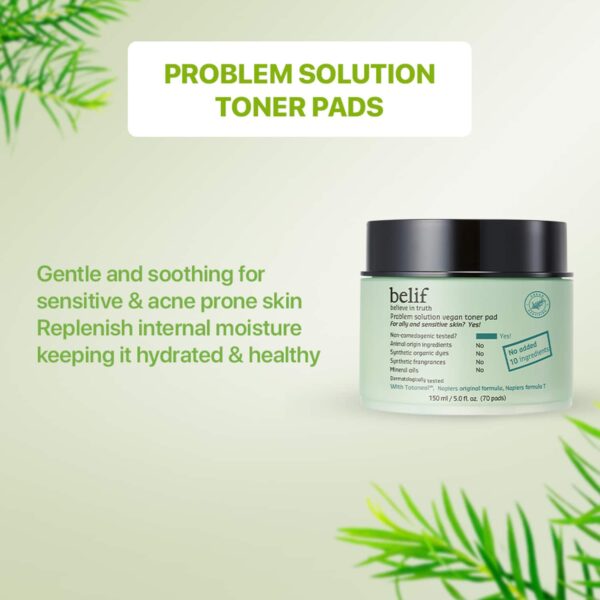 Belif Problem Solution Vegan Toner Pad (150 g) - Belif