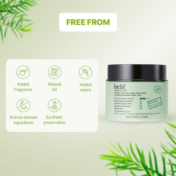 Belif Problem Solution Vegan Toner Pad (150 g) - Belif