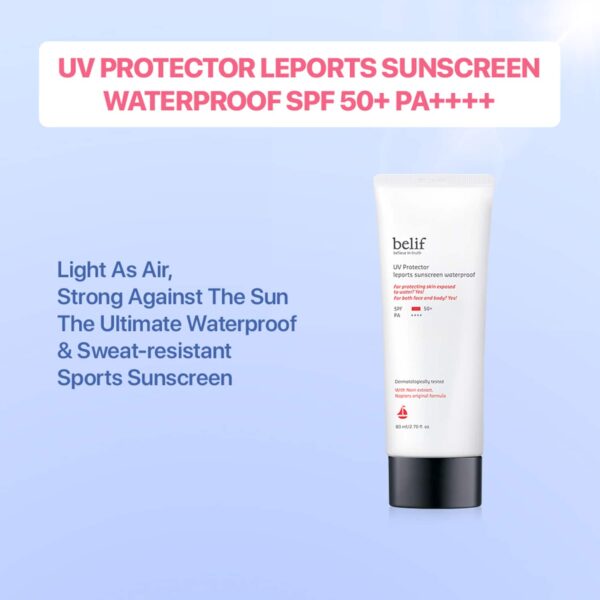 Belif UV Protector Leports Sunscreen (80 ml) - Belif